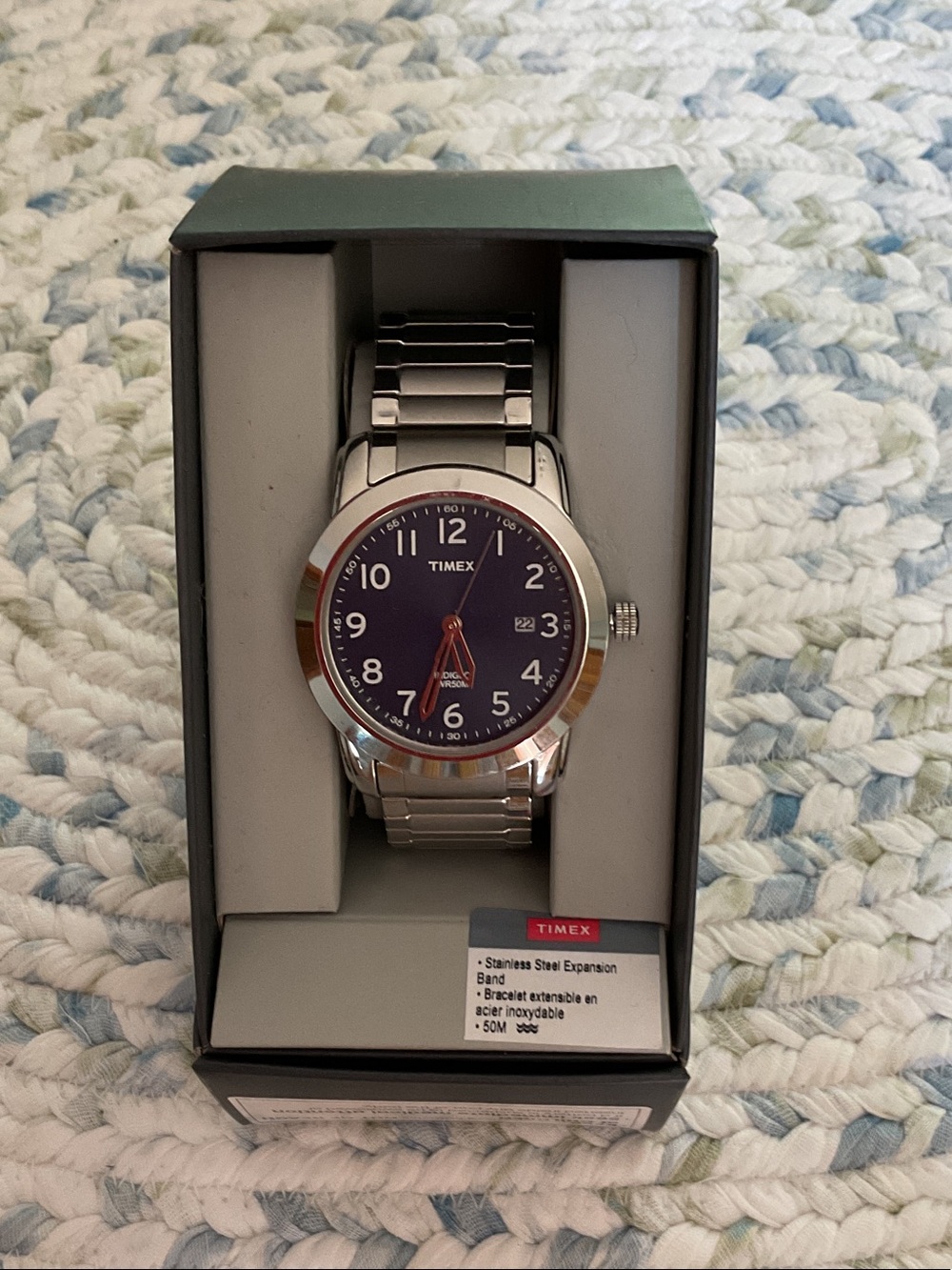 Timex Men’s Highland Street Stainless Steel Expansion Band Watch.
